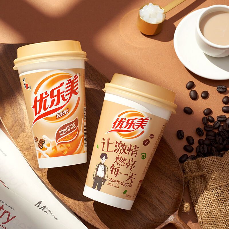 优乐美奶茶手摇奶茶杯装办公饮料饮品速溶原味咖啡批发整箱礼盒装