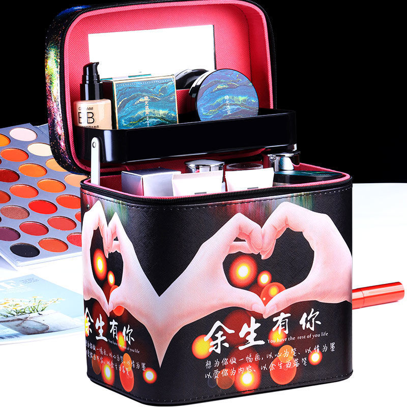 75869-新款超火网红大容量化妆品收纳盒箱学生桌面化妆包收纳包小便携式-详情图