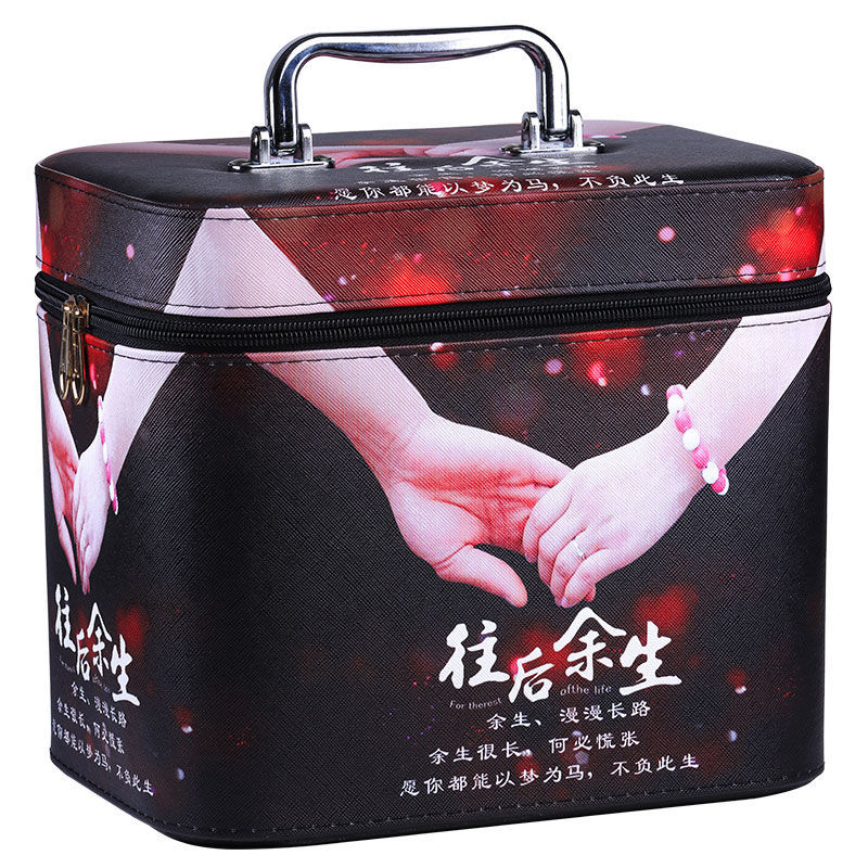 75869-新款超火网红大容量化妆品收纳盒箱学生桌面化妆包收纳包小便携式-详情图