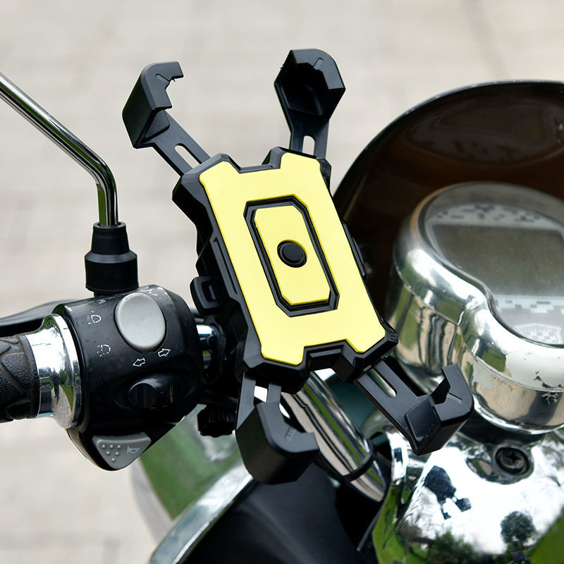 电动车手机架外卖摩托电瓶自行车骑行骑手车载机车机防震导航支架
