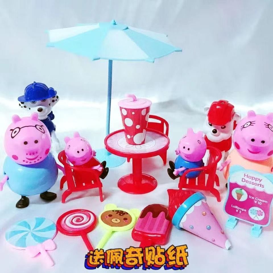 75692-小猪佩奇玩具家庭套装女孩玩具粉红佩琪一家过家家儿童玩具男女孩-详情图
