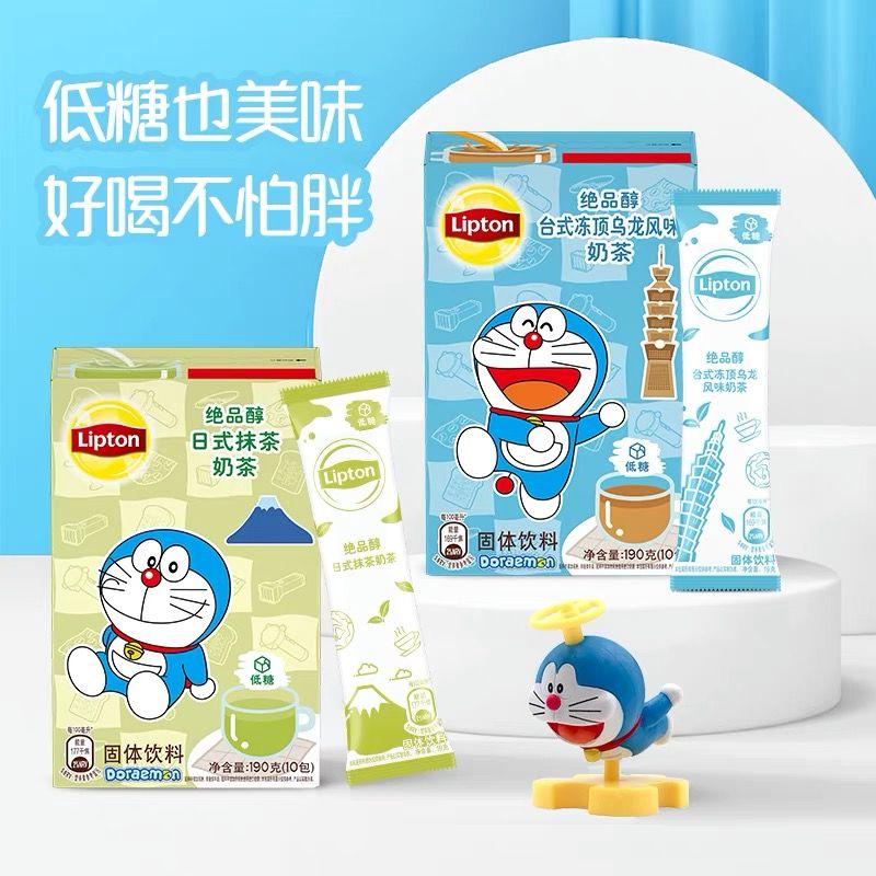 75891-立顿哆啦A梦缤纷装联名款奶茶经典醇绝品醇多口味可选40包/缤纷装-详情图