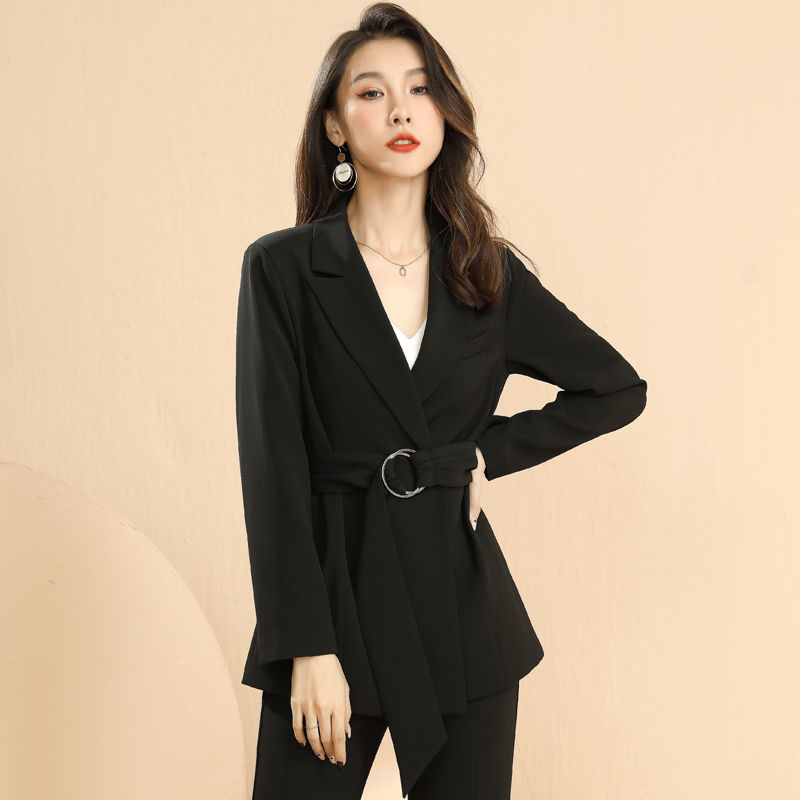 高档西装外套女2021初秋新款上档次女装御姐风时尚小西服洋气套装
