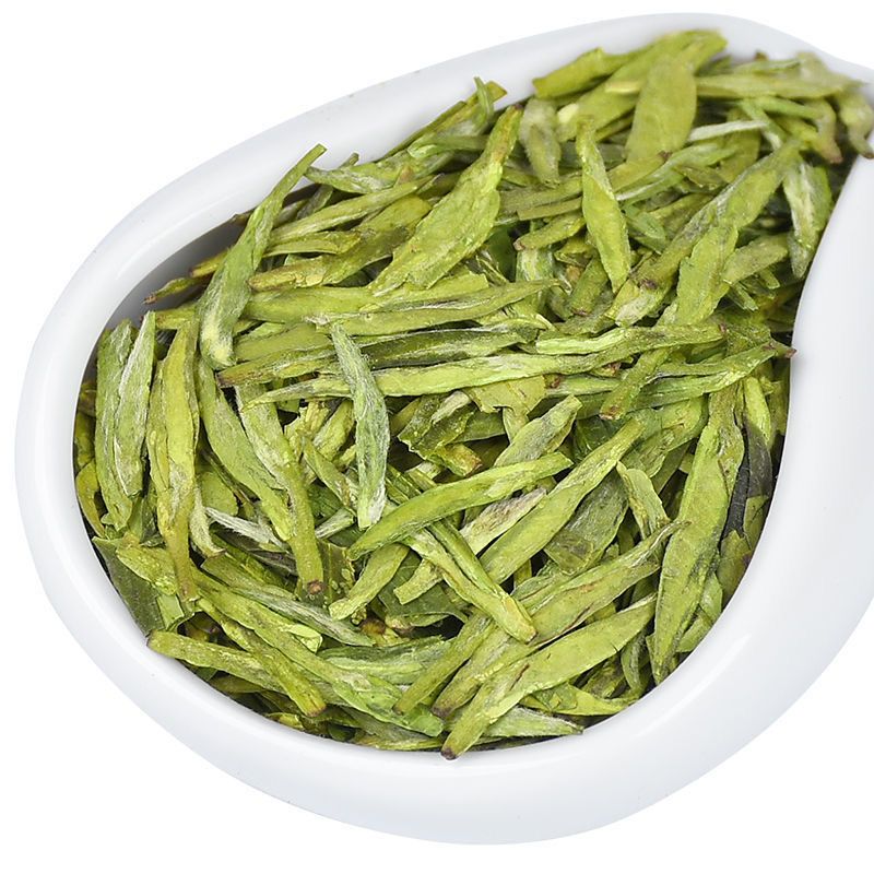 75797-【特级嫩芽龙井茶】2021新茶明前头采豆香浓香型绿茶茶叶罐装125g-详情图