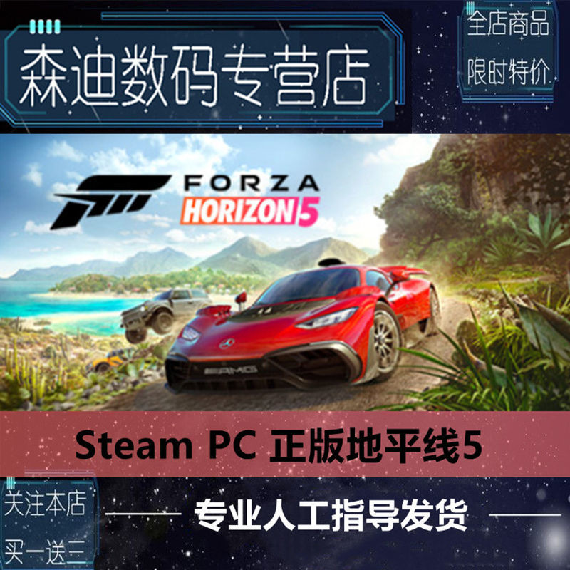 Steam Pc正版地平线5 Forza Horizon 5 多人竞速超热门赛车游戏 虎窝拼
