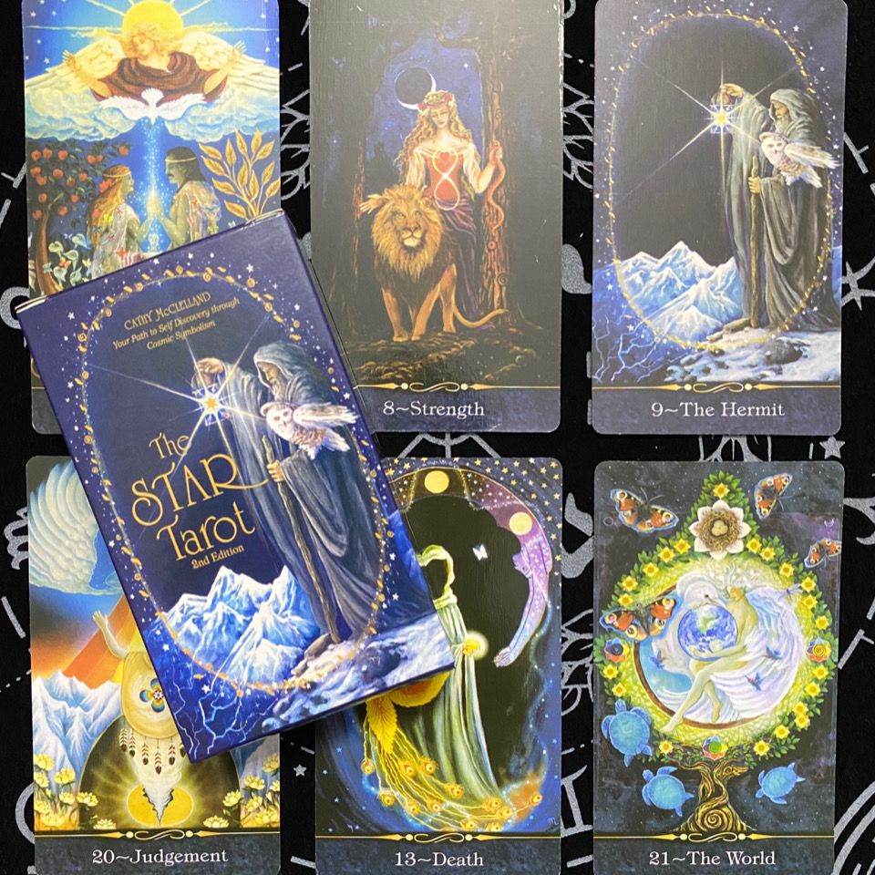 星星塔罗牌 the star tarot 第二版英文定制桌游卡牌 新品现货
