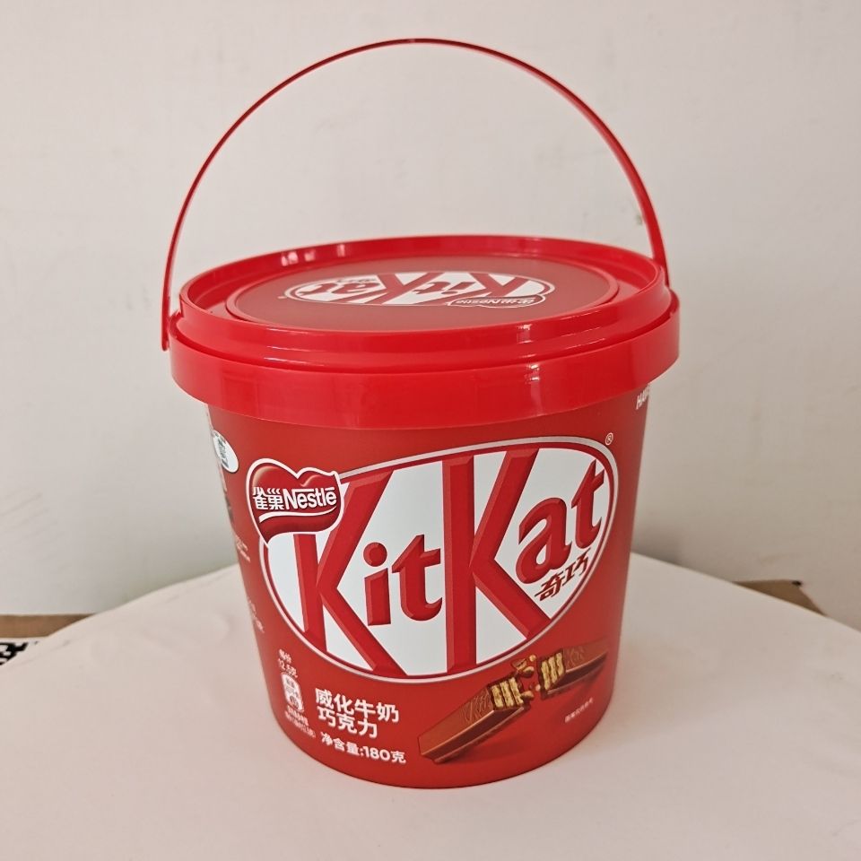 kitkat/雀巢威化牛奶巧克力180g 桶装小零食儿童礼物