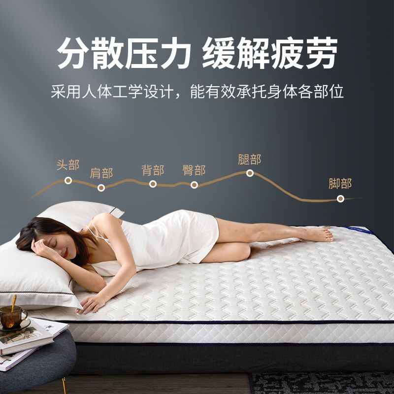 75664-无印良品乳胶床垫家用1.8x2.0m软垫租房专用海绵垫榻榻米宿舍睡垫-详情图