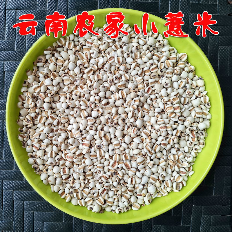 云南薏米仁小薏米新货无硫晾晒干农家种植搭配茯苓芡实赤豆