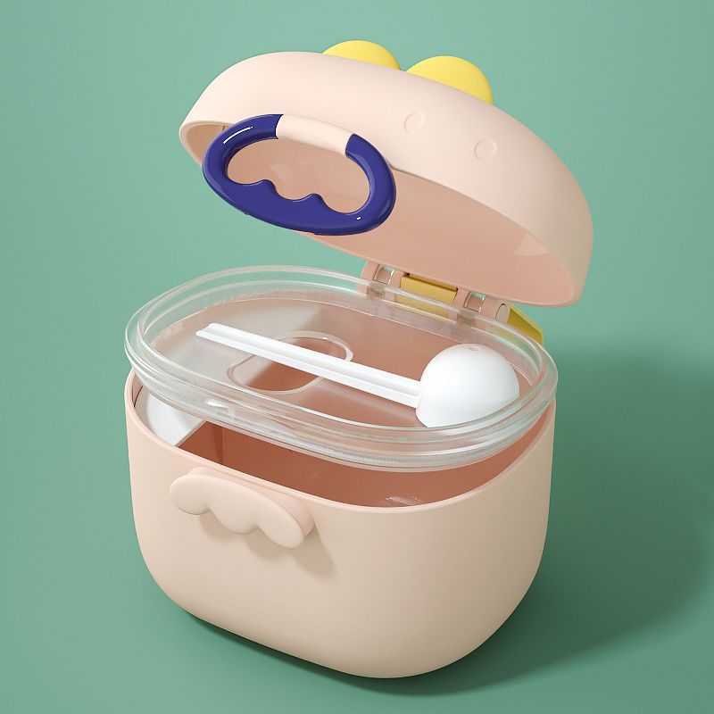 婴儿奶粉便携盒外出独立储存罐米粉储存盒分装大容量防潮密封罐