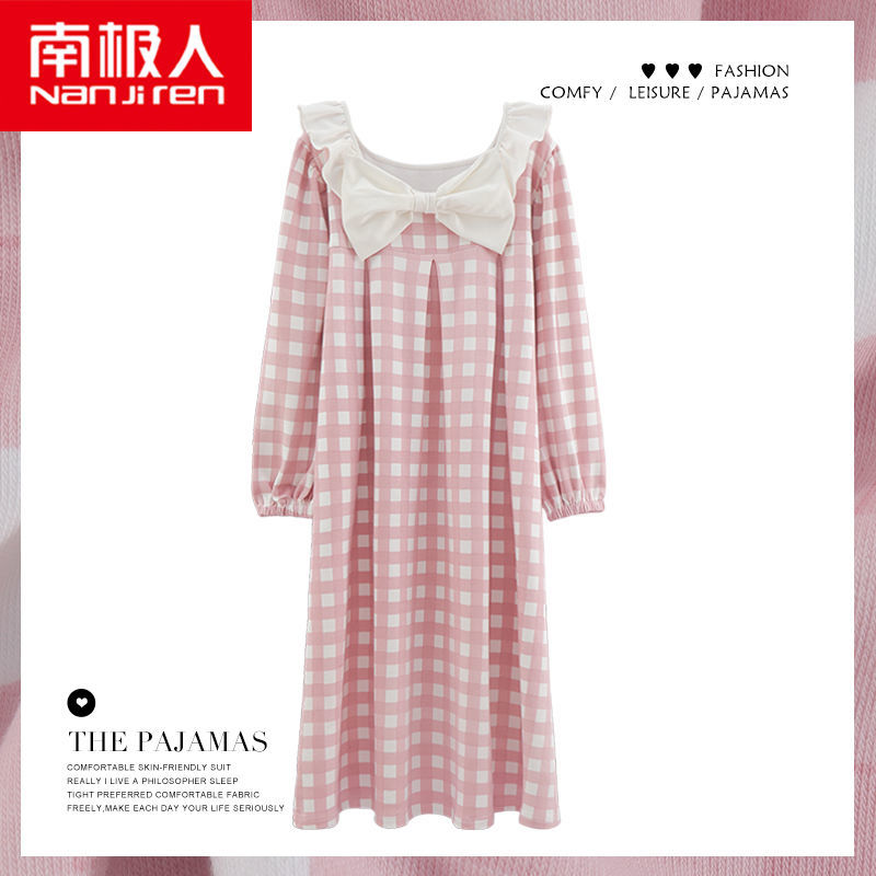 Nanjiren 2023 new princess style pajamas spring and autumn pure cotton long-sleeved fairy style cotton autumn and winter dress