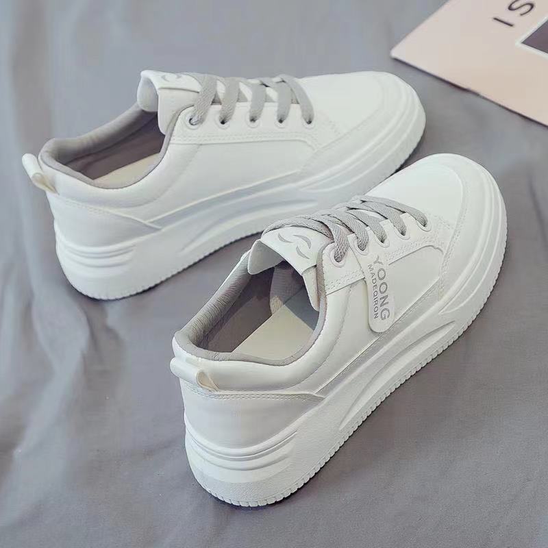 Autumn small white shoes women's shoes  new thick soled spring and autumn sports shoes versatile autumn casual popular shoes