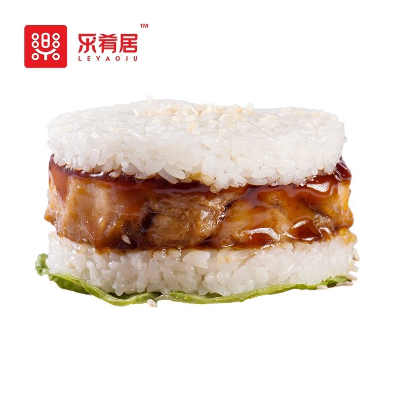 乐肴居鸡排米汉堡米饭团照烧米汉堡速冻方便无接触150克