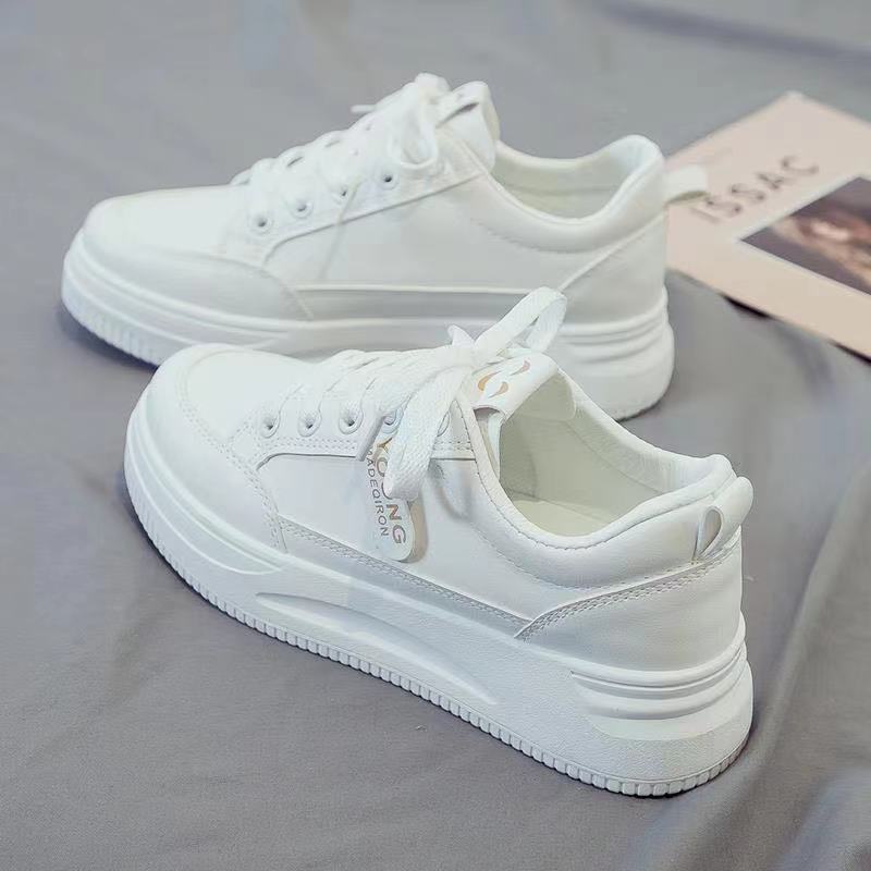 Autumn small white shoes women's shoes  new thick soled spring and autumn sports shoes versatile autumn casual popular shoes