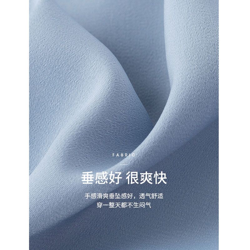 88793-茵曼早秋雪纺衬衫女长袖2021年新款立领绑带垂感优雅法式衬衣上衣-详情图