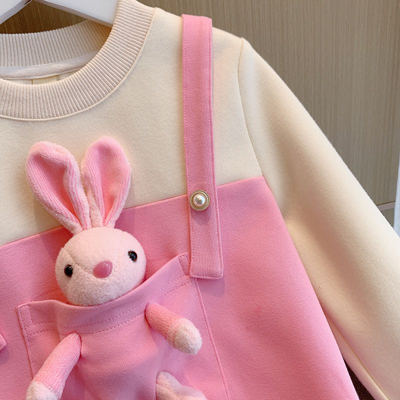 女童秋装套装新款可爱女宝宝童装衣服网红儿童春秋洋气两件套