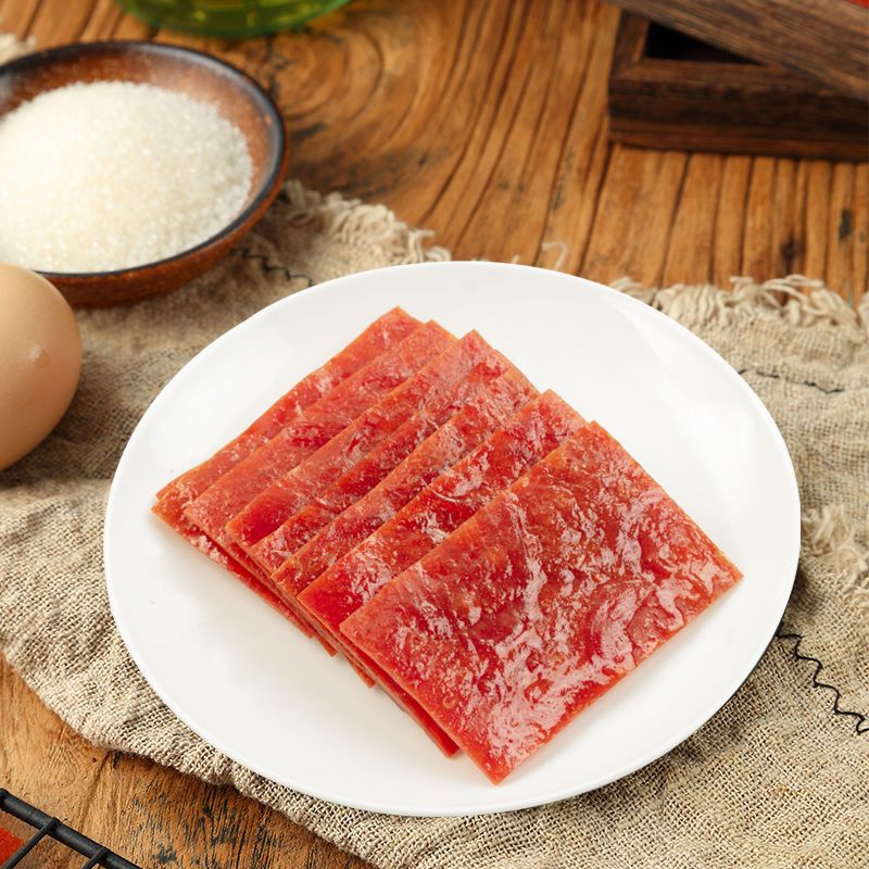 88849-【多袋】三只松鼠_高蛋白肉脯100g原味零食干传统靖江特产推荐_【10月18日发完】-详情图