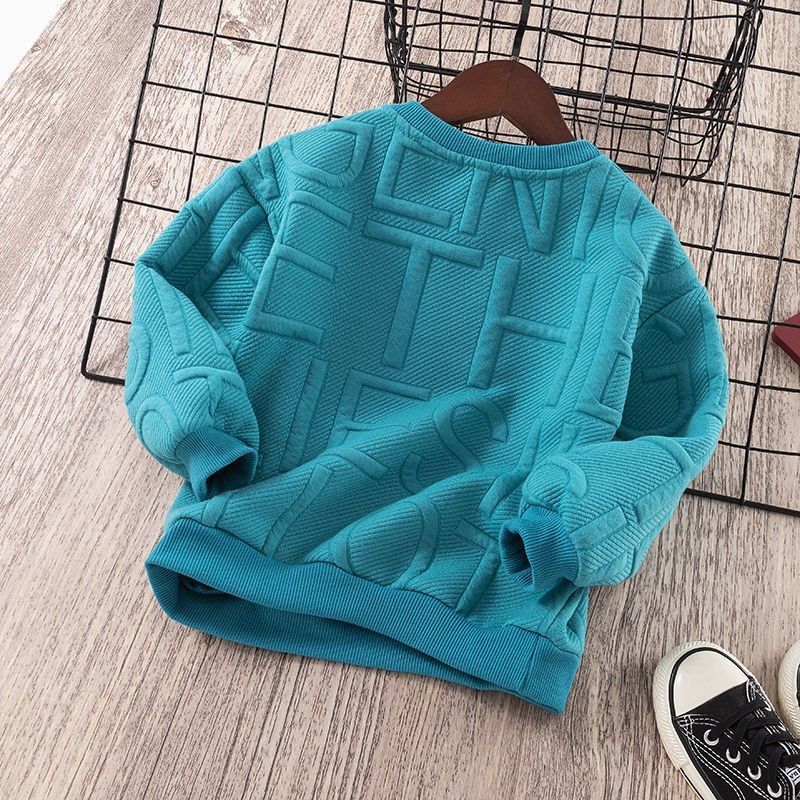 Children's clothing children's sweater  autumn new jacquard top boy foreign style girl all-match casual fashion sweater