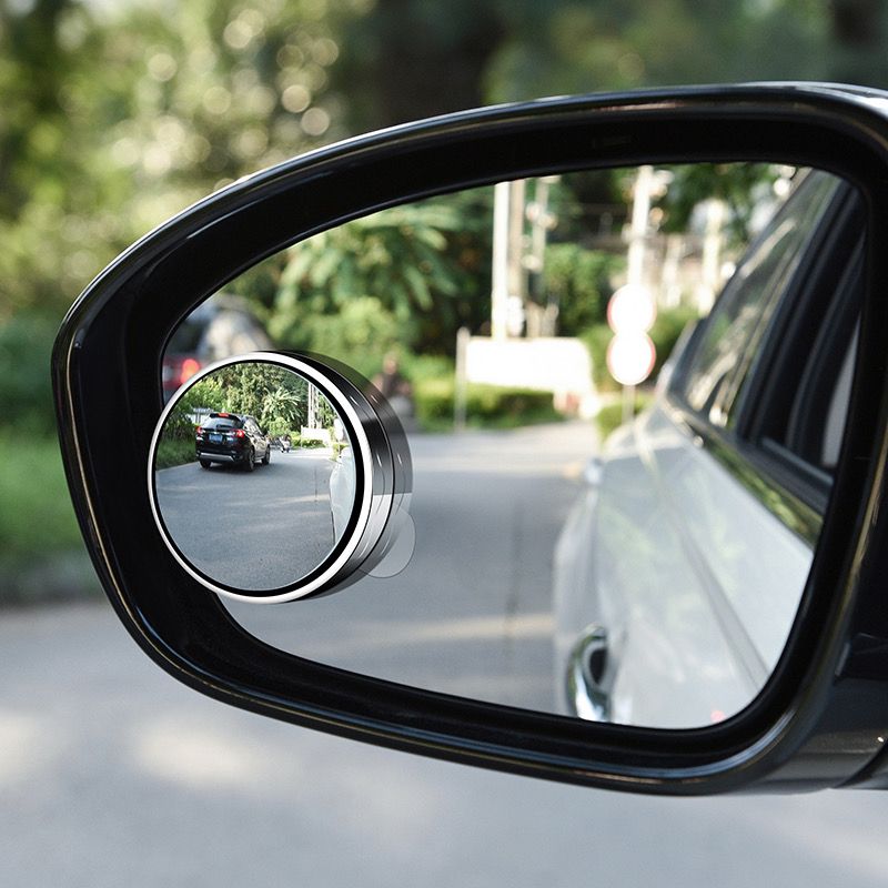 【正品】倒车小圆镜汽车后视镜360度盲点盲区反光辅助倒车镜用品
