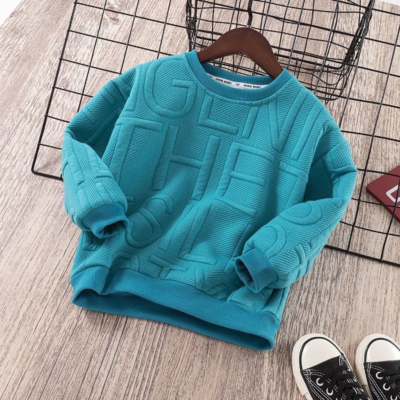 Children's clothing children's sweater  autumn new jacquard top boy foreign style girl all-match casual fashion sweater