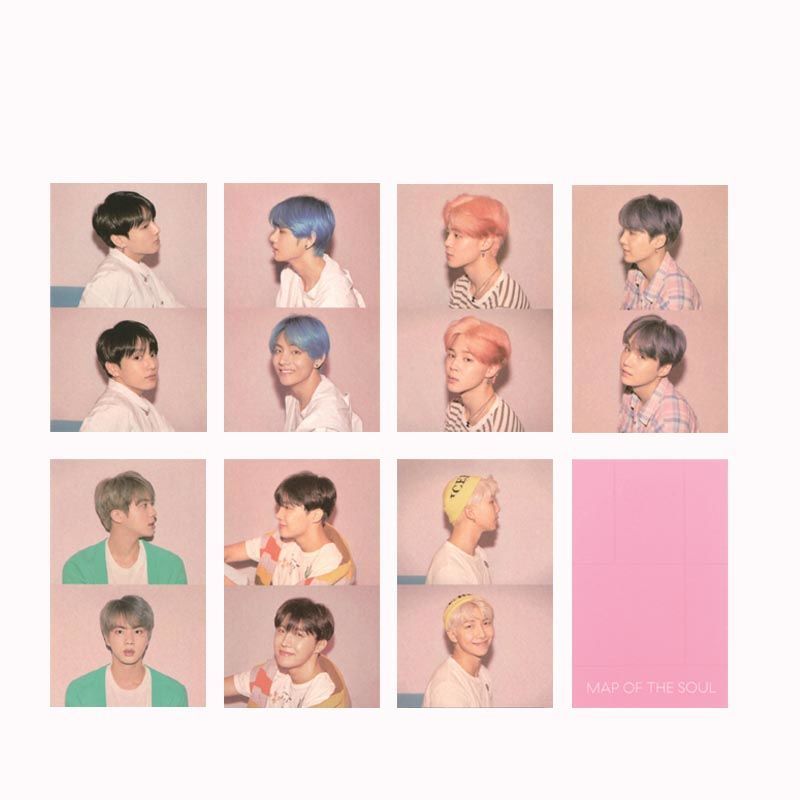 Bts 防弹少年团专辑同款自制小卡签名小卡wings 花样年华同款 虎窝拼