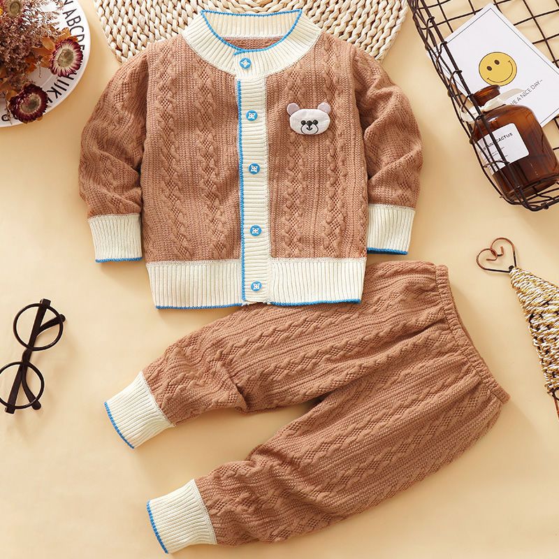 Baby suit baby cardigan children's clothing boys and girls fleece clothes children's autumn tops spring autumn winter coat