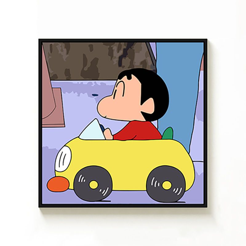 十字绣2021新款挂画手工diy蜡笔小新小幅装饰画刺绣材料包