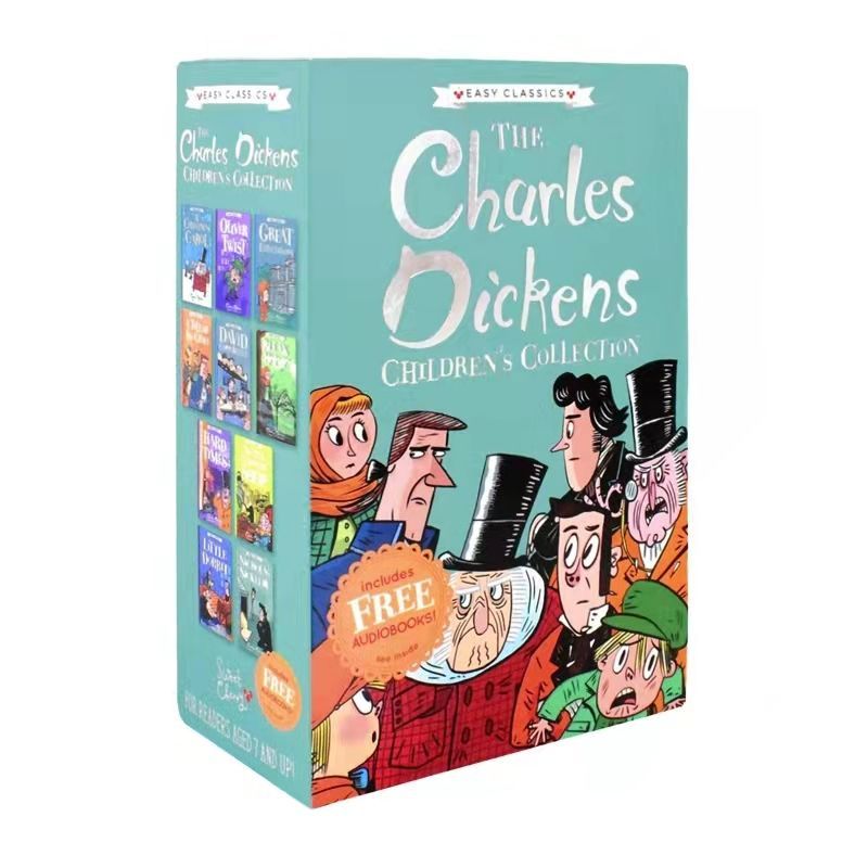 75795-查尔斯狄更斯 The CharIes Dickens 10册英文原版课外儿童读物-详情图