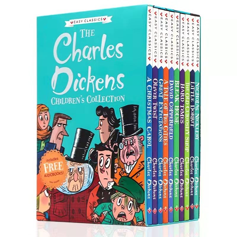 75795-查尔斯狄更斯 The CharIes Dickens 10册英文原版课外儿童读物-详情图