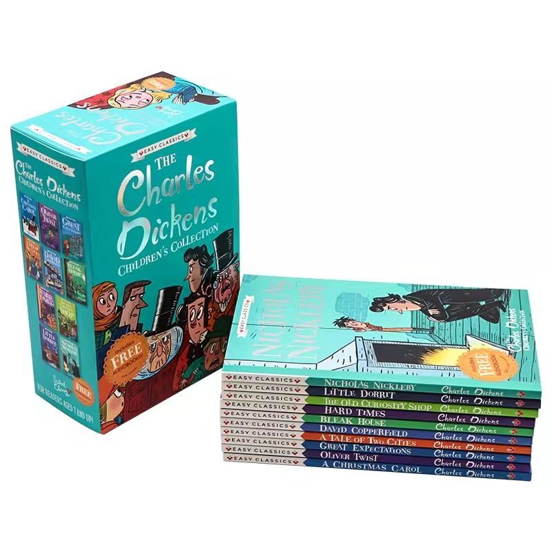 75795-查尔斯狄更斯 The CharIes Dickens 10册英文原版课外儿童读物-详情图
