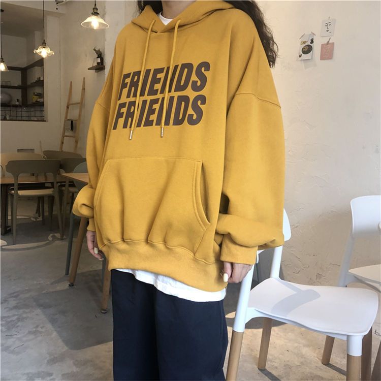 75906-卫衣加厚连帽秋季韩版2021新款潮小个子宽松长袖学生显瘦上衣女装-详情图