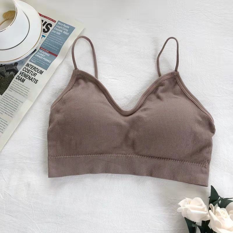 1/2 pack of anti-light-out students' beautiful back tube top Korean version of the sports underwear sling girl's bra without steel ring outer wear