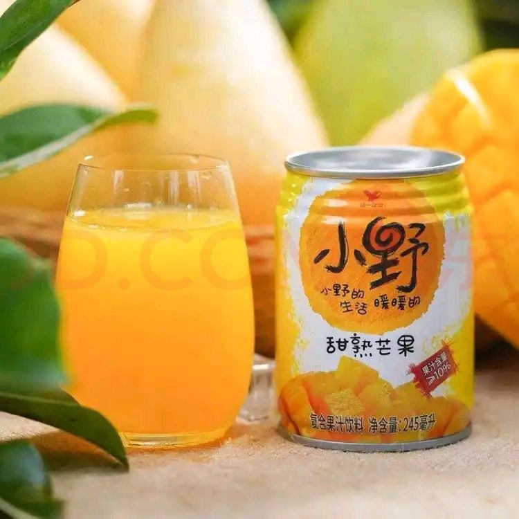 统一芒果汁小野复合果汁饮料整箱批发甜熟芒果果味饮品芒果汁饮料
