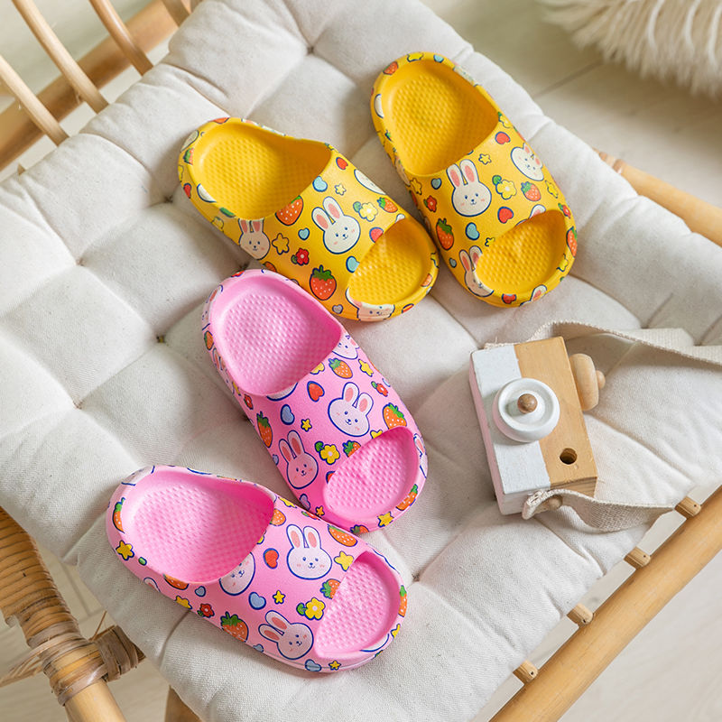儿童拖鞋夏季男童女孩宝宝防滑小孩可爱公主室内中大童亲子凉拖鞋