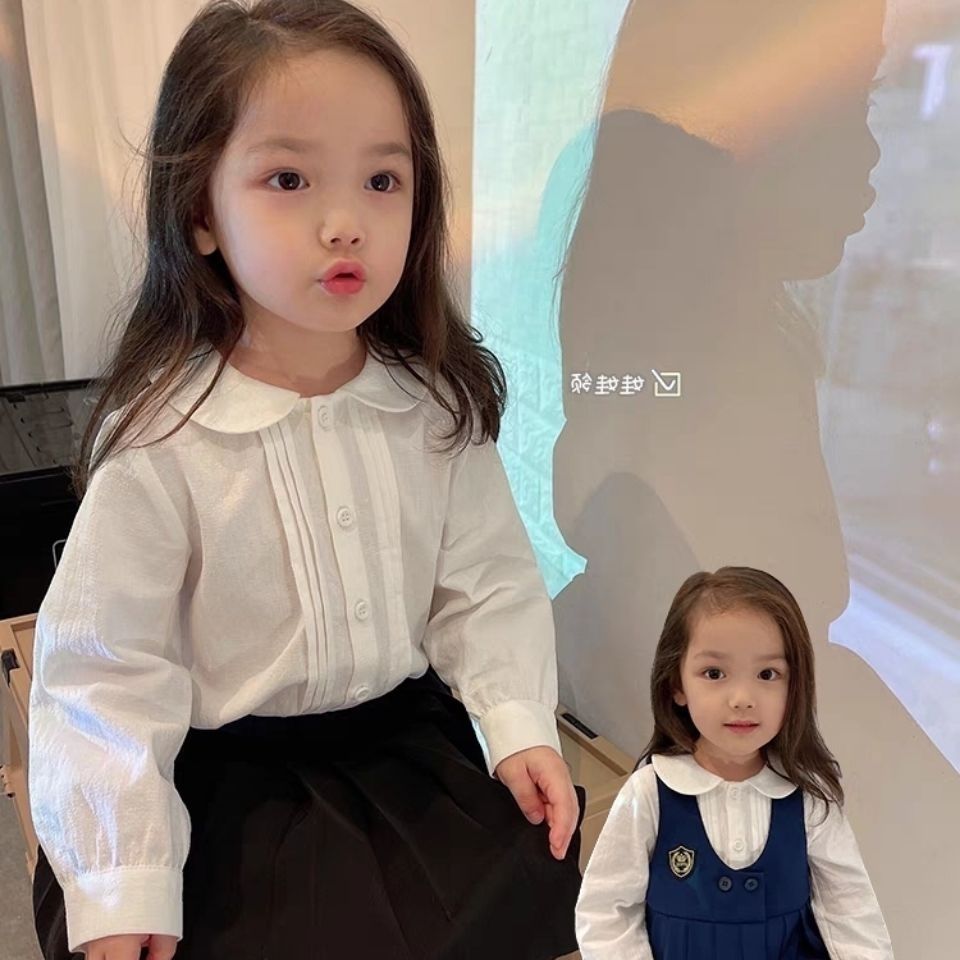2022 girls' summer clothes new college wind dress Korean version short-sleeved children's suit baby foreign style clothes trend