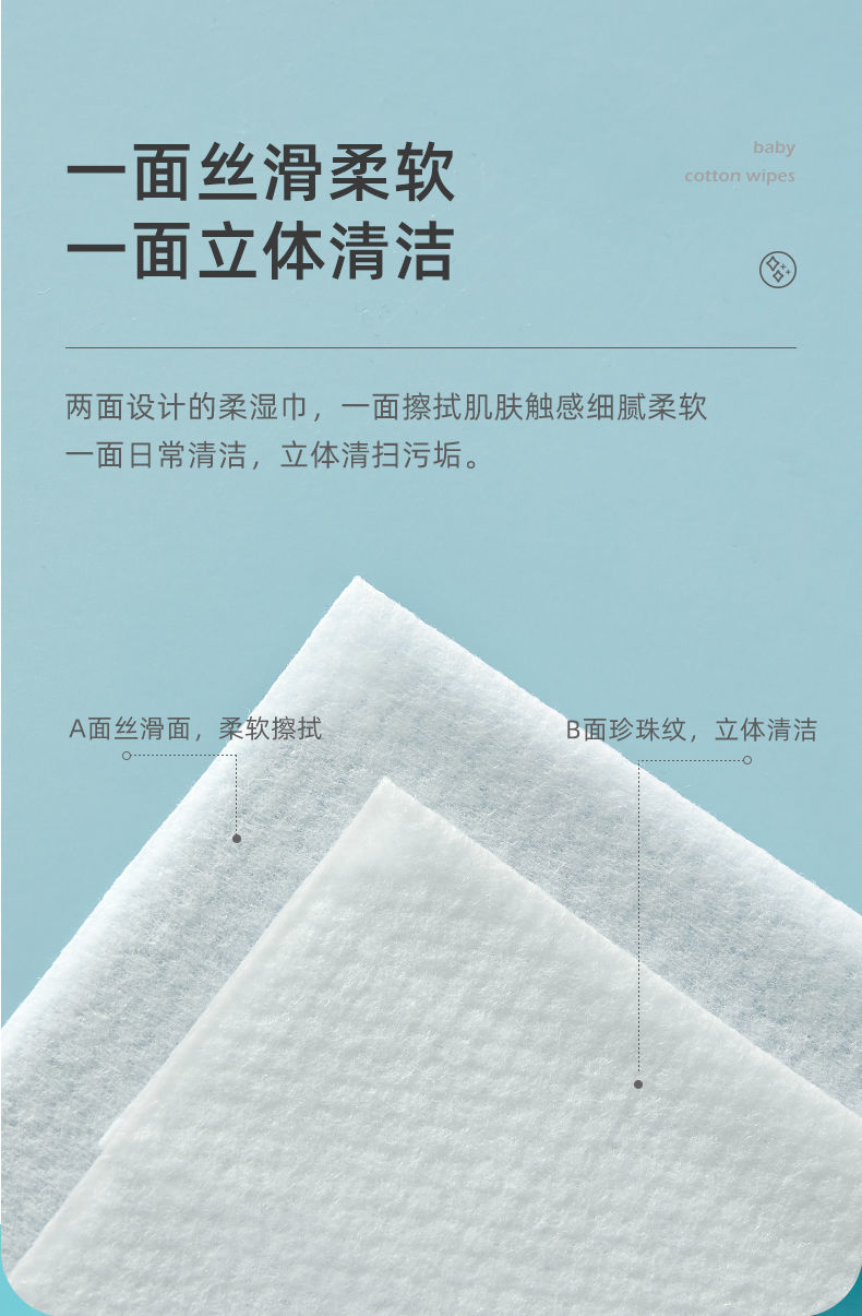 新生儿湿巾手口专用有盖湿巾纸宝宝湿纸巾家庭装80抽*5包