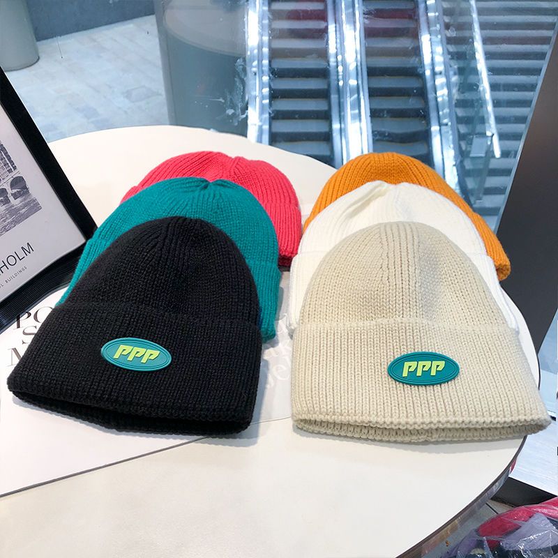 Hatt Kvinnlig Höst och vinter Fritidströja Kall hatt Koreansk version Modebrevetikett Vit yllehatt Mångsidig_voghion.com