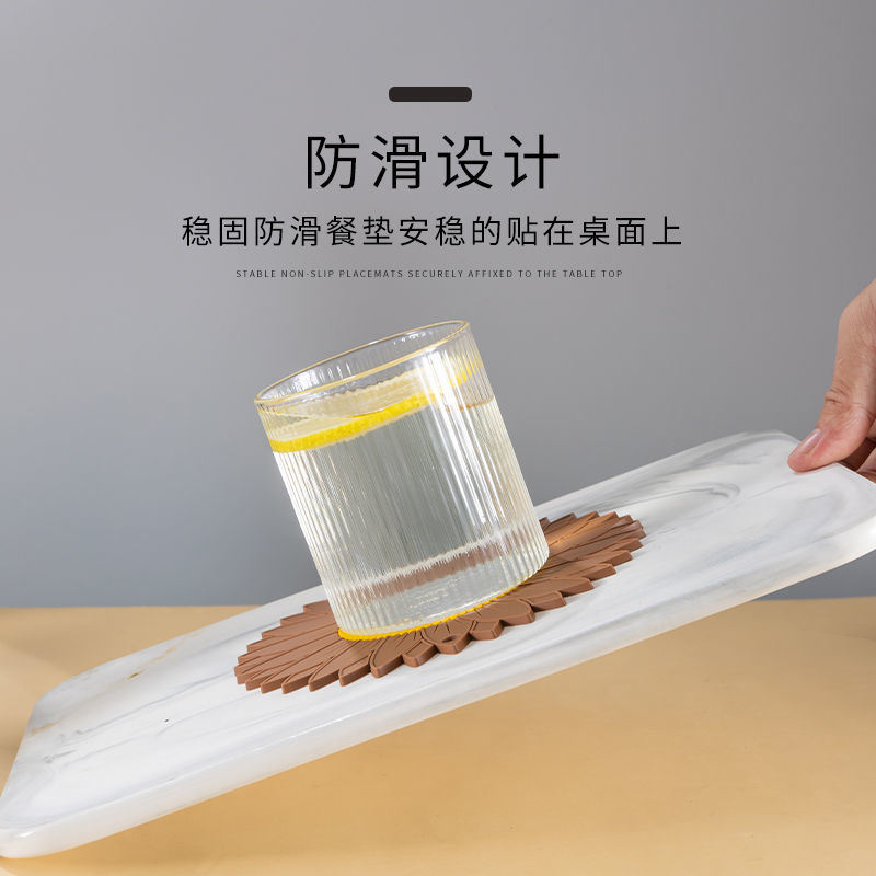 向日葵创意隔热垫锅垫家用餐垫盘子垫子餐桌垫防烫碗垫茶水杯垫