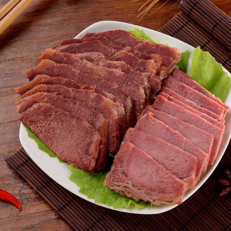 75662-正宗内蒙古风味酱牛肉牛腱子卤味低脂零食开袋即食熟五香牛肉熟食-详情图