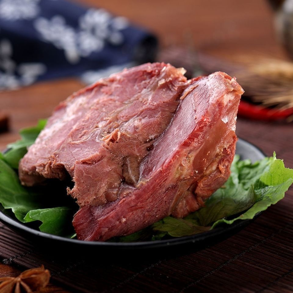 75662-正宗内蒙古风味酱牛肉牛腱子卤味低脂零食开袋即食熟五香牛肉熟食-详情图