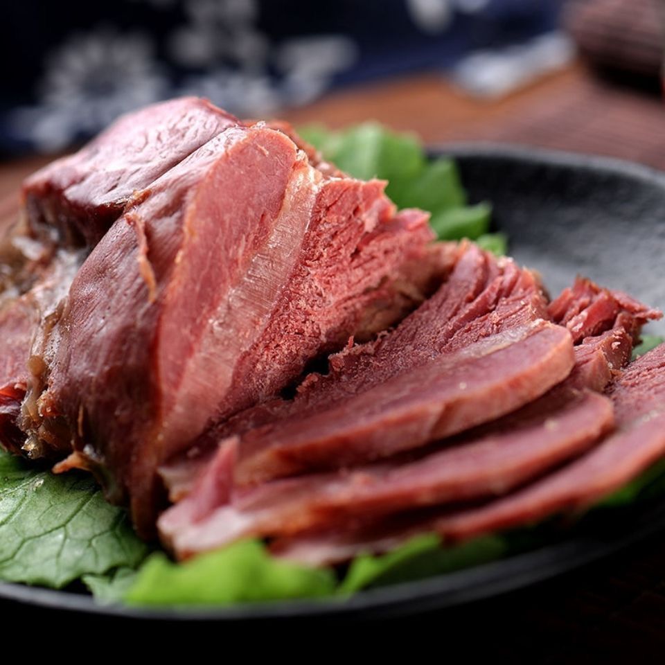 75662-正宗内蒙古风味酱牛肉牛腱子卤味低脂零食开袋即食熟五香牛肉熟食-详情图