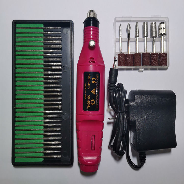 Electric nail grinder set manicure tools automatic nail remover pedicure remove dead skin calluses polishing engraving grinder
