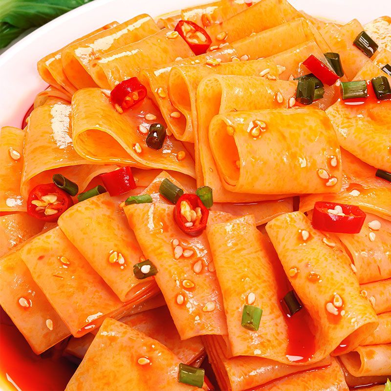 75803-红油面皮麻酱面皮批发凉皮方便面网红零食面食类夜宵速食袋装-详情图
