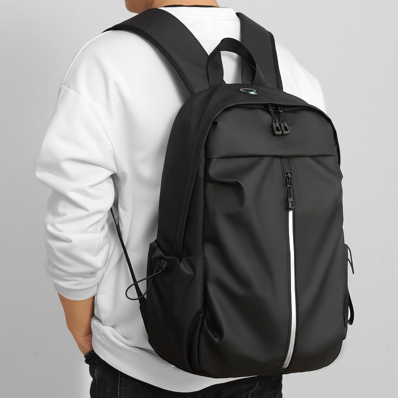 Backpack men's large-capacity student schoolbag waterproof Oxford cloth backpack business computer bag leisure travel bag