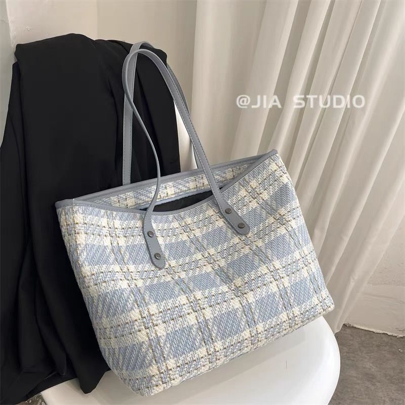 Large-capacity net red bag women's bag new trendy style texture handbag commuting all-match hand carry tote bag