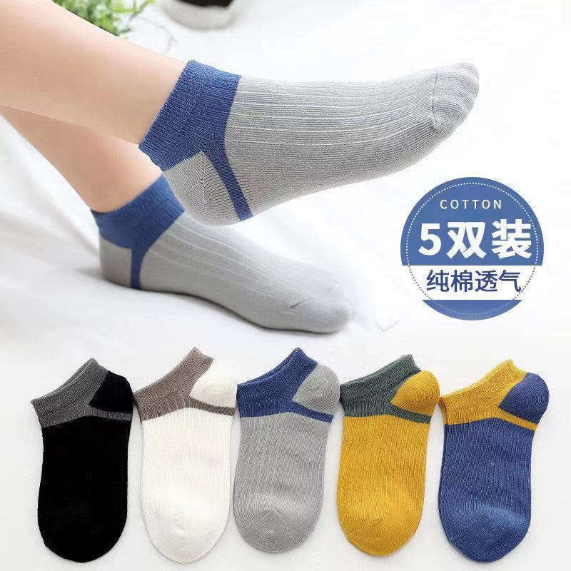 75625-儿童袜子男童女童纯棉春秋款吸汗透气宝宝中大童网眼薄款棉袜秋冬-详情图