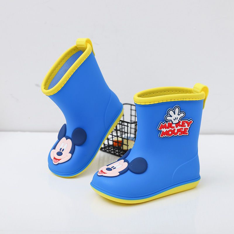 正品迪士尼卡通儿童雨鞋雨靴男童女童水靴小孩宝宝水鞋防滑防水鞋