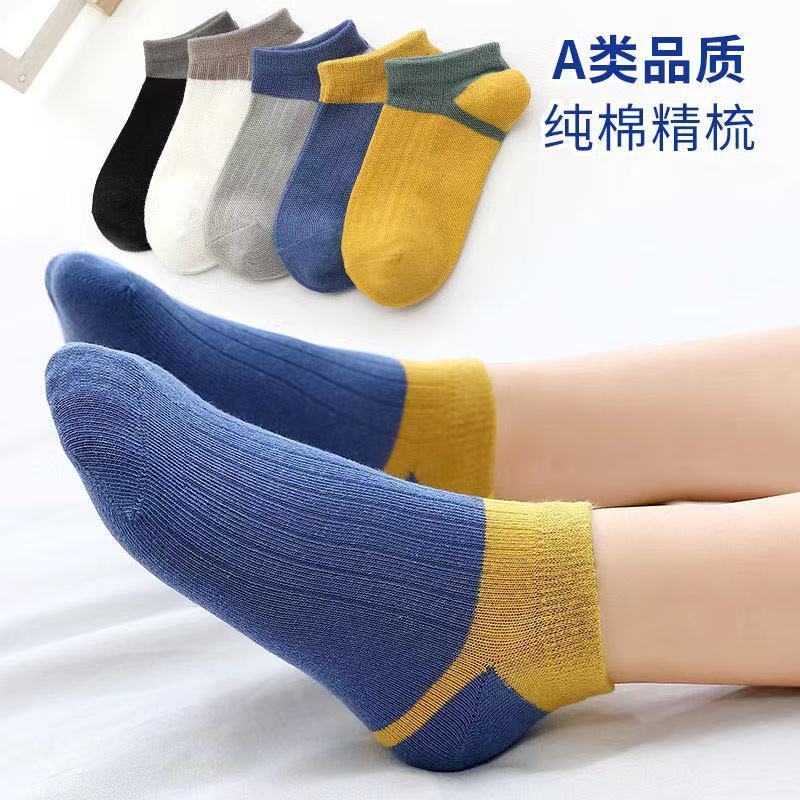 75625-儿童袜子男童女童纯棉春秋款吸汗透气宝宝中大童网眼薄款棉袜秋冬-详情图