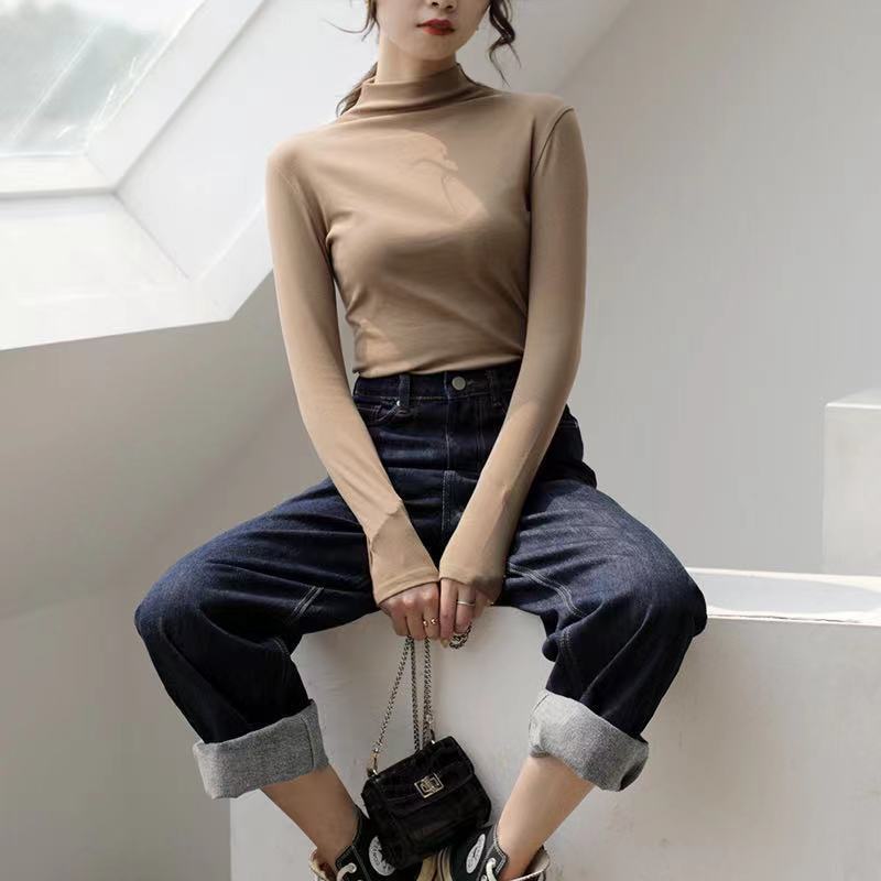75720-2021早秋新品百搭紧身欧美性感打底衫女长袖辣妹T恤潮冬季上衣-详情图