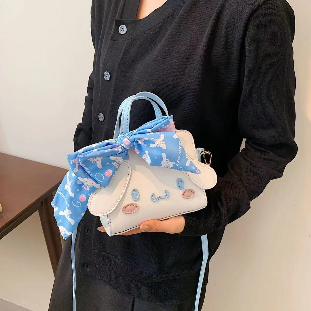 玉桂狗diy手工編織材料包手縫自製可愛手提斜挎包玉桂兔抖音同款
